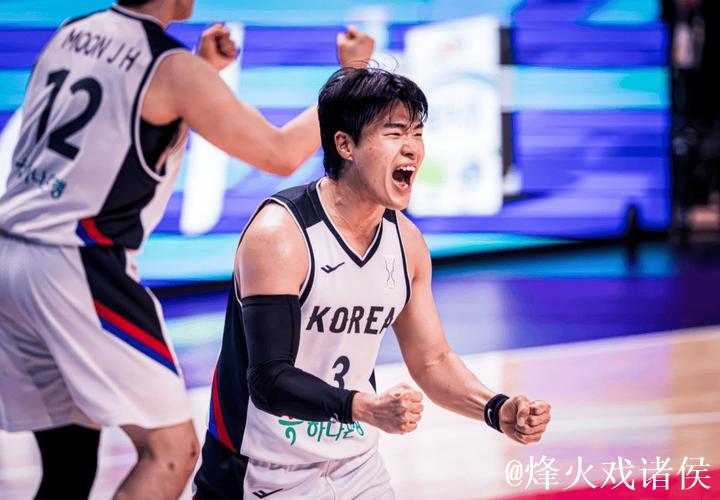 韩国男篮33分大胜关岛 八强赛对阵中国男篮